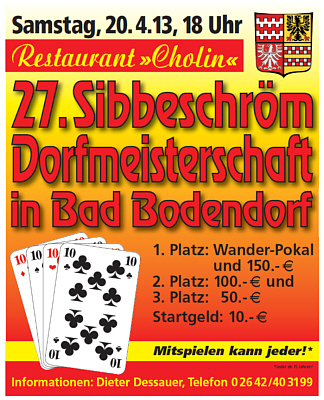 Bad Bodendorf spielt Sibbeschr�m