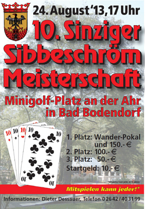 10. Sinziger Sibbeschr�m-Stadtmeisterschaft