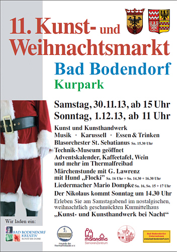 11. Kunst- und Weihnachtsmarkt in Bad Bodendorf