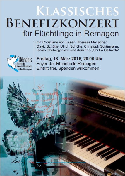 Klassisches Benefizkonzert f�r Fl�chtlinge in Remagen
