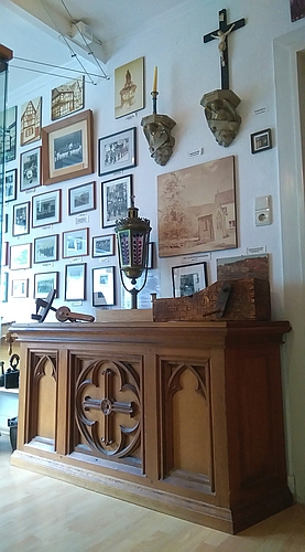 Altartisch der 14 Nothelferkapelle jetzt im Heimatmuseum Bad Bodendorf