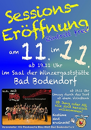 Sessionser�ffnung am 11.11.2016 in Bad Bodendorf